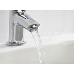 Bristan Orta Chrome-Plated 125mm Deck Mounted Lever 2 Tap Holes Bath Pillar Tap