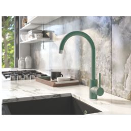 ETAL Sorrento Single Lever Kitchen Mixer Tap Sage Green