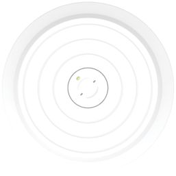 Luceco Tempus Fixed  Recessed Non-Maintained Emergency LED Downlight for Corridors White 1W 120lm 50mm