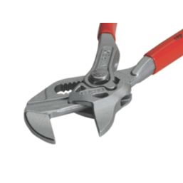 Knipex 5 in. Chrome Vanadium Steel Smooth Jaw Mini Pliers Wrench