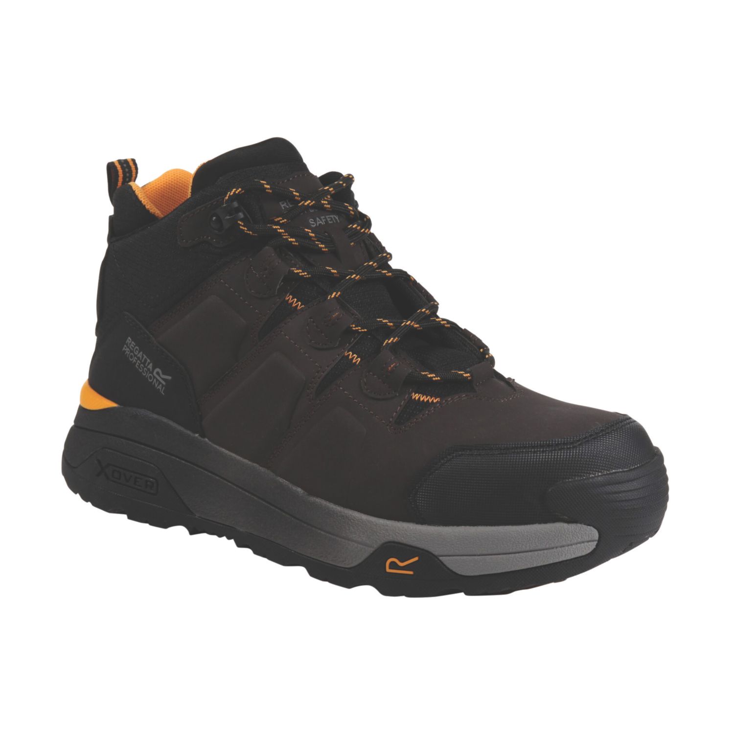 Regatta Hyperfort S1P Size 9 Chestnut/Black Waterproof Safety Boots (603JW)