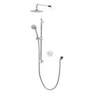 Aqualisa Smart Link Gravity-Pumped Rear-Fed Chrome Thermostatic Smart Shower With Diverter