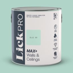 LickPro Max+ 2.5Ltr Blue 09 Matt Emulsion  Paint