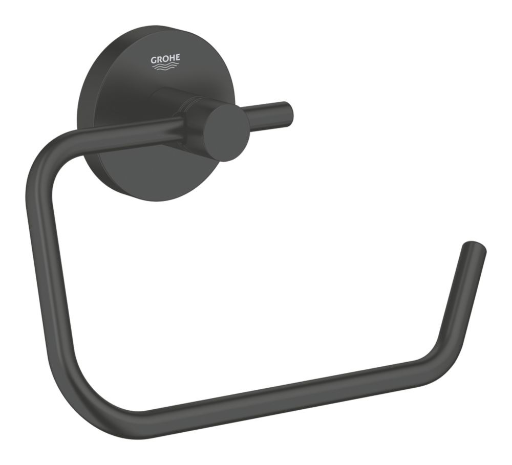 Grohe QuickFix Start  Toilet Roll Holder Matt Black