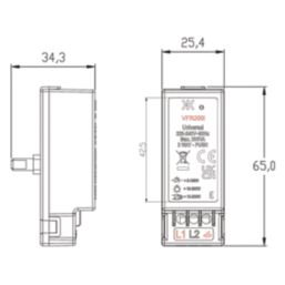 Knightsbridge  2-Way  Intelligent Dimmer Module