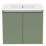 Newland  Double Door Wall-Mounted Vanity Unit with Basin Matt Sage Green 600mm x 450mm x 540mm