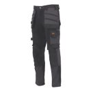 Site Brochman Stretch Holster Pocket Trousers Black/Grey 34" W 32" L