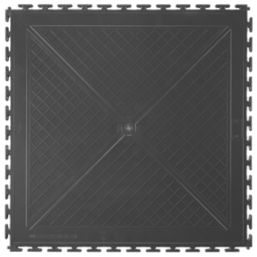Ecotile E500/7 Interlocking Floor Tiles Graphite 7mm 4 Pack
