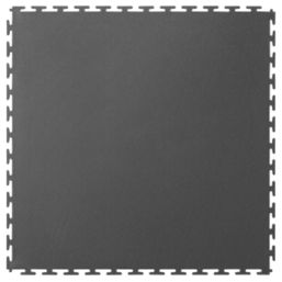 Ecotile E500/7 Interlocking Floor Tiles Graphite 7mm 4 Pack