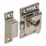 Essentials Latches Satin Nickel 28mm x 54mm 2 Pack