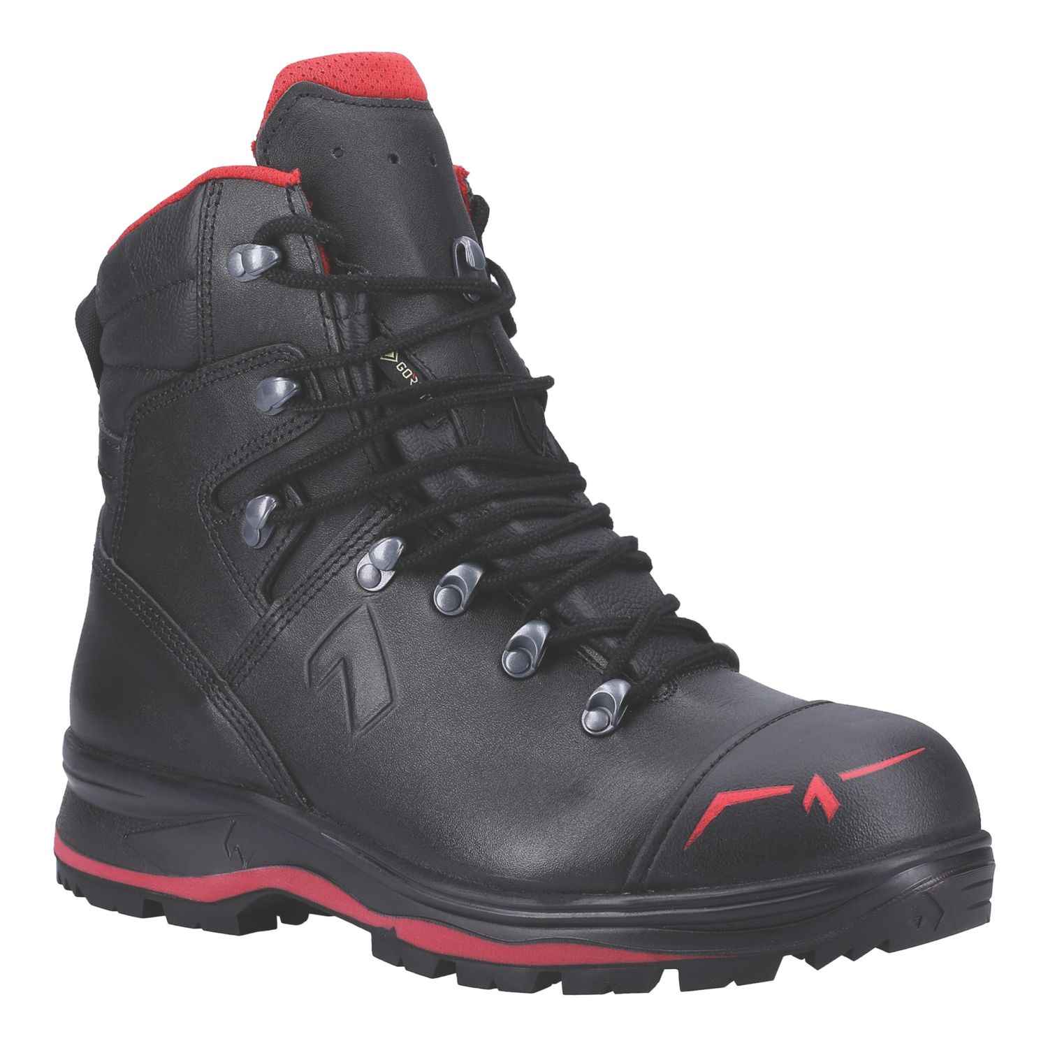 Haix Trekker Pro 2.0 Size 6 Black Steel Toe Cap Safety Boots (603XC)