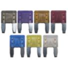 Pearl Consumables Assorted Mini Blade Auto Fuses 2-25A 7 Pieces