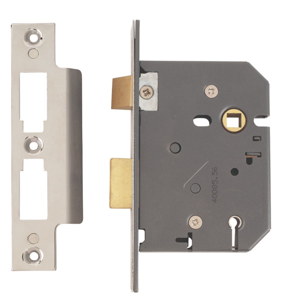 Yale 5 Lever Polished Chrome Mortice Sashlock 76mm Case - 57mm Backset