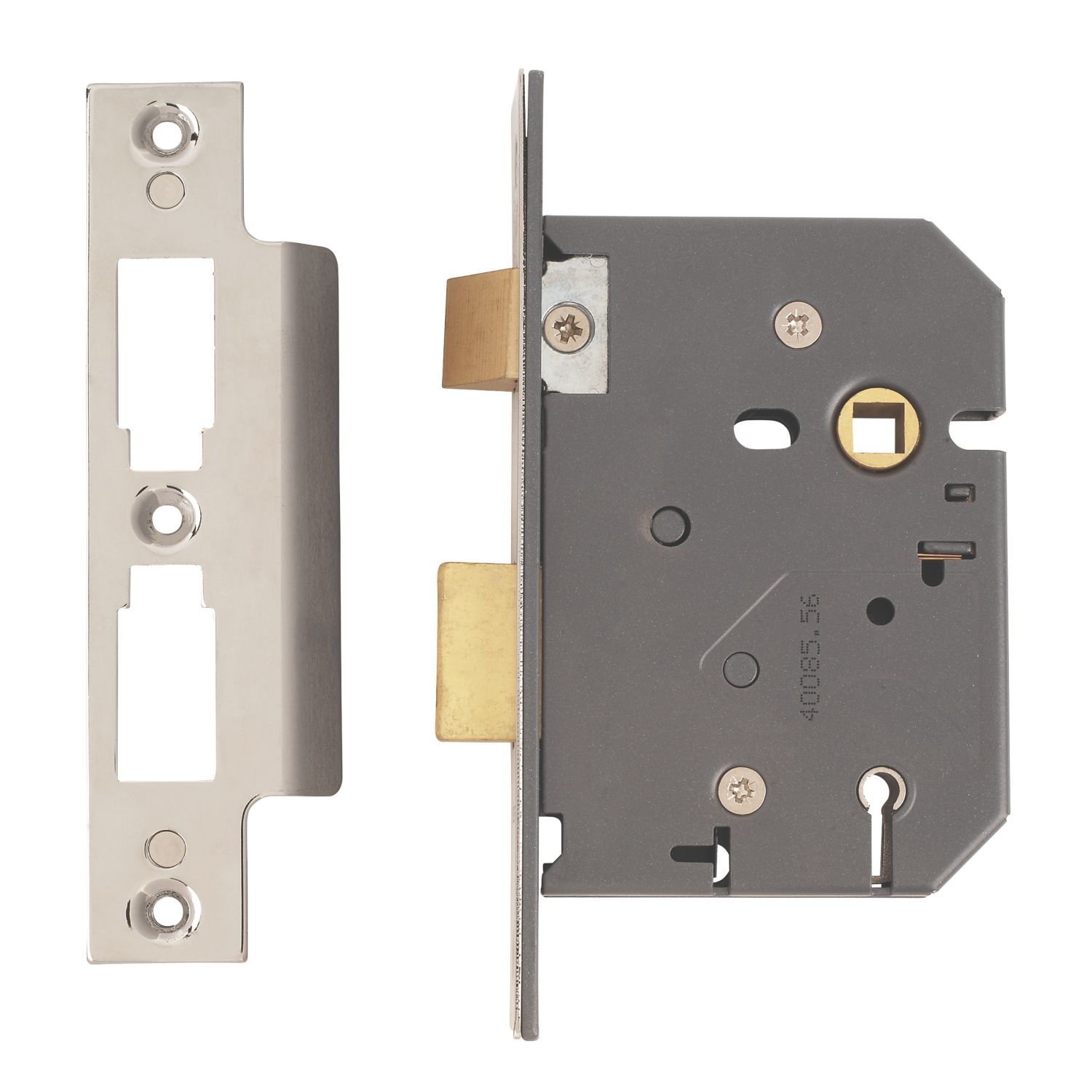 Yale 5 Lever Polished Chrome Mortice Sashlock 76mm Case - 57mm Backset (60400)