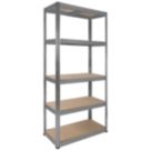 RB Boss  5-Tier Metal Garage Shelving Unit 900mm x 400mm x 1800mm