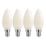 LAP  E14 Candle LED Light Bulb Milky 470lm 2.9W 4 Pack