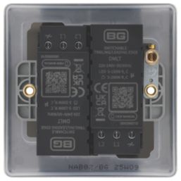 British General Nexus Metal 2-Gang 2-Way LED Dimmer Switch  Antique Brass