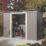 Rowlinson Trentvale 8' x 3'6" (Nominal) Pent Metal Shed Light Grey