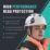 JSP EVO ALTA Skyworker Safety Helmet with Height Safety Chinstrap Black