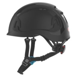 JSP EVO ALTA Skyworker Safety Helmet with Height Safety Chinstrap Black