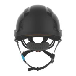 JSP EVO ALTA Skyworker Safety Helmet with Height Safety Chinstrap Black