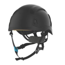 JSP EVO ALTA Skyworker Safety Helmet with Height Safety Chinstrap Black