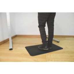 COBA Orthomat Office Anti-Fatigue Floor Mat Black 0.8m x 0.5m x 16mm