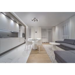 Knightsbridge Sena Decorative 5-Light Pendant Matt Black