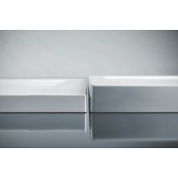 Mira Flight Level Square Shower Tray White 900mm x 900mm x 25mm