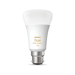 Philips Hue  BC A60 LED Smart Light Bulb 8.5W 800lm 2 Pack