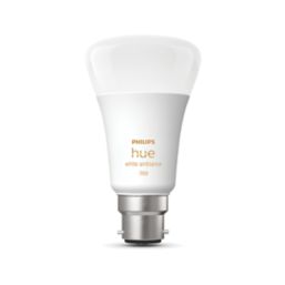 Philips Hue  B22 A60 LED Smart Light Bulb 8.5W 800lm 2 Pack