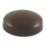 Timco 6-8ga 100 Pack Clay Brown Plastic Screw Caps