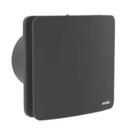 Sensio Rubi 100mm Axial Bathroom Shower Extractor Fan Kit  Black 240V