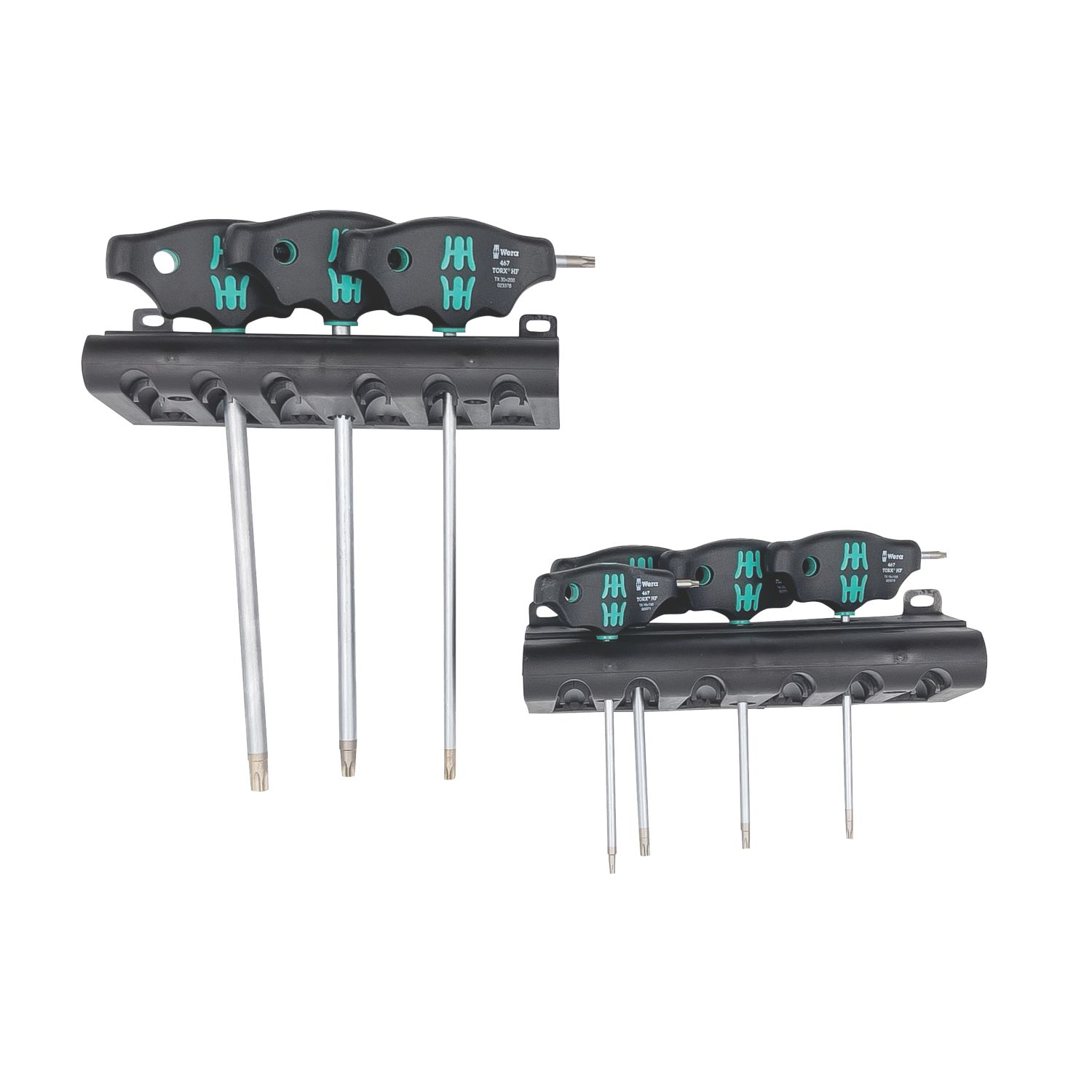 Wera 467/7 TORX HF Set 1 TX T-Handle Screwdriver Set 7 Pieces (604PK)