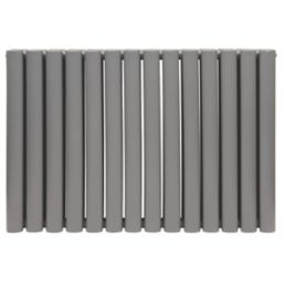 Towelrads Dorney 600mm x 832mm 1996BTU Anthracite Horizontal Designer Radiator