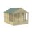 Forest Oakley 8' x 9' 6" (Nominal) Apex Timber Summerhouse with Assembly