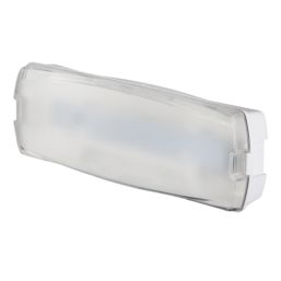 4lite  Indoor & Outdoor Maintained or Non-Maintained Emergency Rectangular LED Bulkhead White 2.5W 199lm