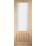 Jeld-Wen  1-Clear Light Unfinished Oak Veneer Wooden 1-Panel Shaker Internal Door 1981 x 762mm