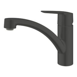 Refurb Grohe QuickFix Start  Low Spout Kitchen Tap Matt Black