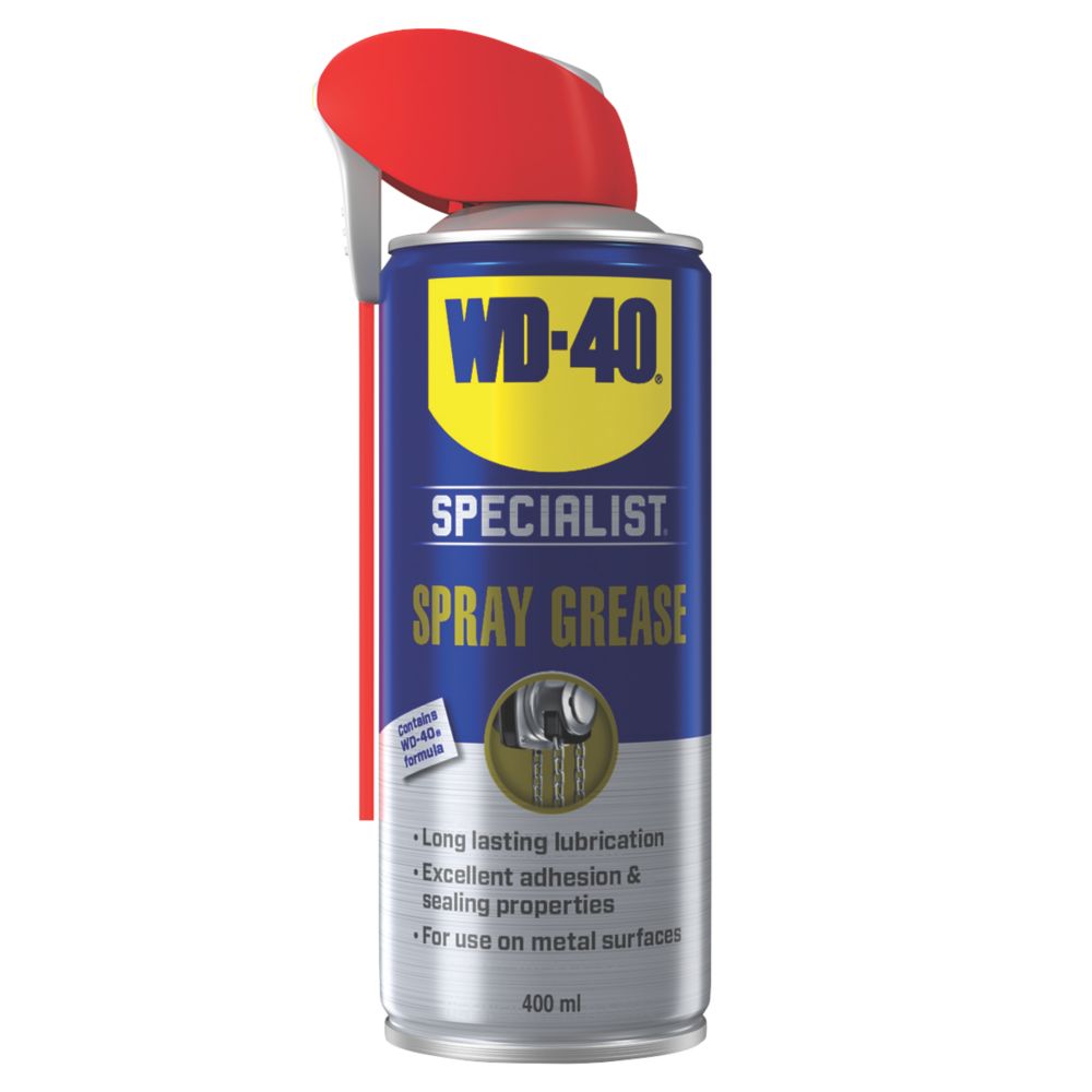 WD40 Spray Grease 400ml Screwfix