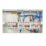 Contactum Defender 1.0 20-Module 10-Way Populated High Integrity Dual RCD Consumer Unit with SPD