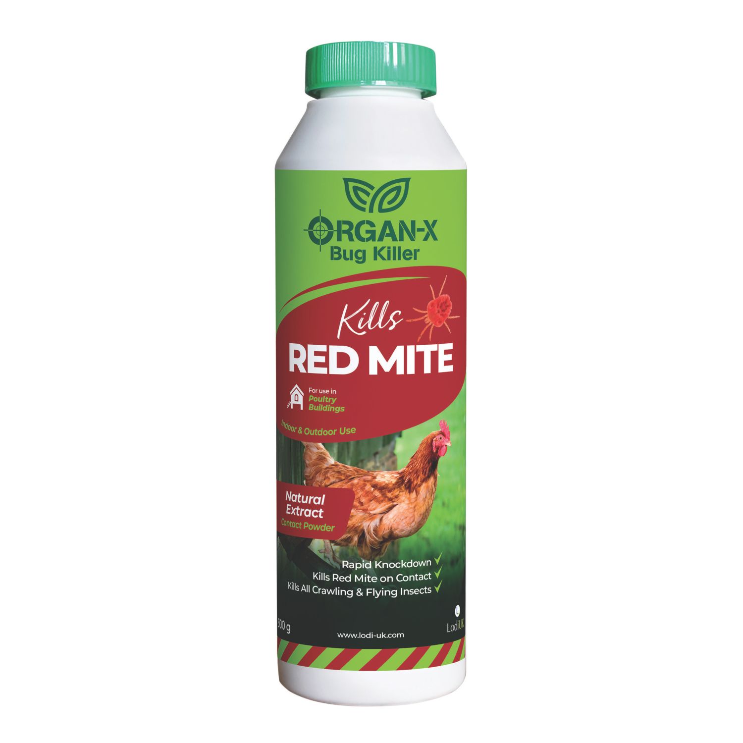 Organ-X Red Mite Killer Powder 300g (605JP)