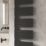 Reina 1424mm x 550mm 2291BTU Black Flat Designer Towel Radiator