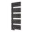 Reina 1424mm x 550mm 2291BTU Black Flat Designer Towel Radiator