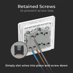 British General Evolve 20A 16AX 3-Gang 2-Way Light Switch  Brushed Steel with White Inserts