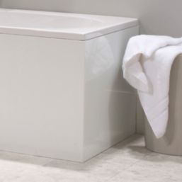 Monarch End Bath Panel 692mm White - Screwfix