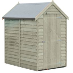 Shire  4' x 6' (Nominal) Apex Overlap Timber Shed