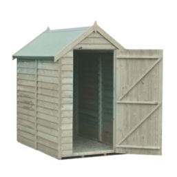 Shire  4' x 6' (Nominal) Apex Overlap Timber Shed