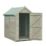 Shire  4' x 6' (Nominal) Apex Overlap Timber Shed