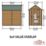 Shire  4' x 6' (Nominal) Apex Overlap Timber Shed
